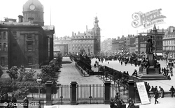 Piccadilly From Queen Hotel 1889, Manchester