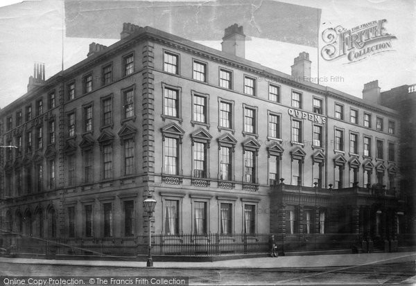 Photo of Manchester, Queen's Hotel c.1885
