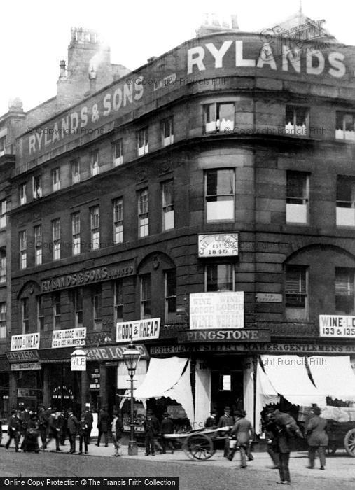 Photo of Manchester, Rylands And Sons, Market Street 1886