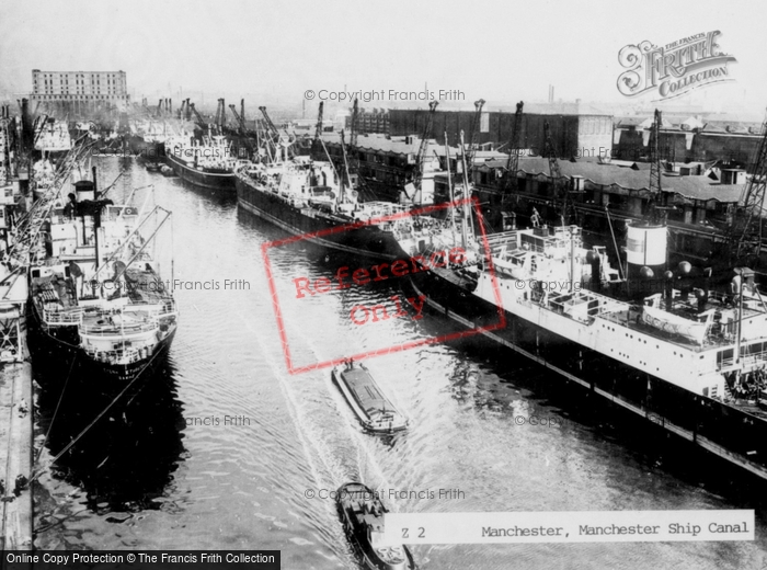 Photo of Manchester Ship Canal, c.1955