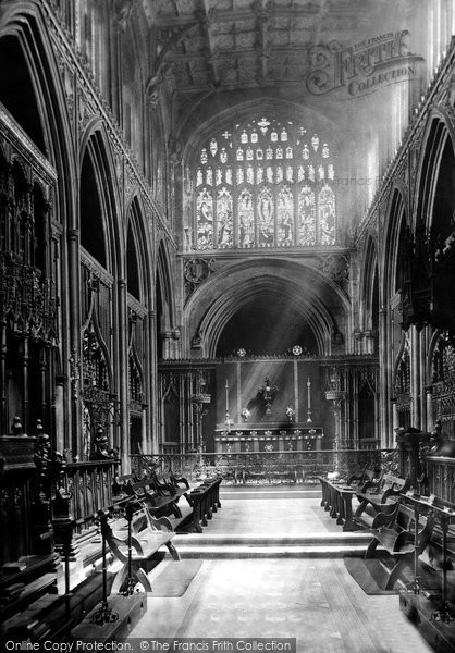 Photo of Manchester, The Cathedral Choir c.1885