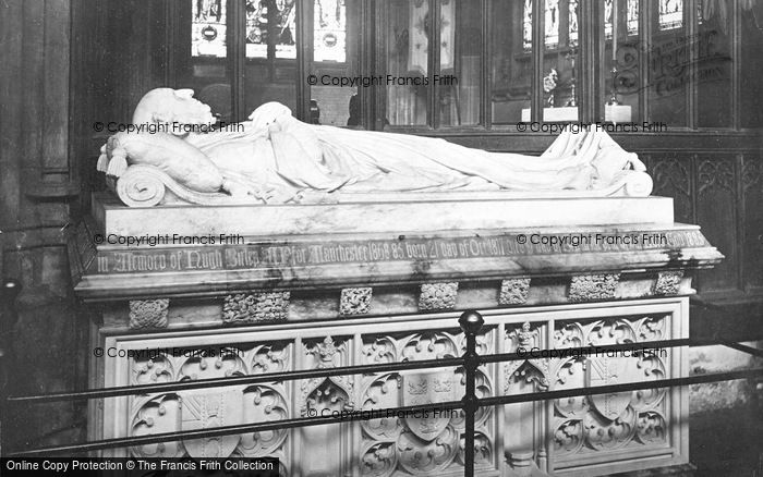 Photo of Manchester, The Cathedral, Hugh Birley's Tomb 1889