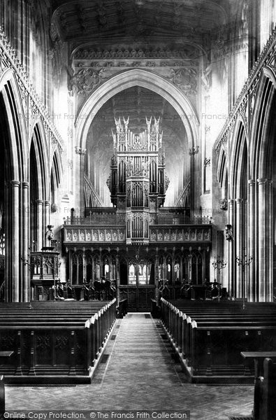 Photo of Manchester, The Cathedral Interior 1889