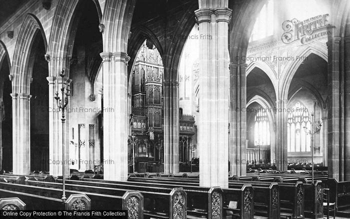 Photo of Manchester, The Cathedral, Nave 1889