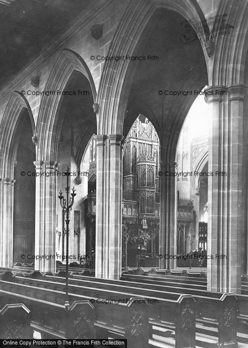 Photo of Manchester, The Cathedral, Nave 1889