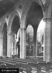 The Cathedral, Nave 1889, Manchester