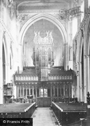 The Cathedral, Nave East c.1876, Manchester
