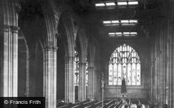 The Cathedral, North Aisle Nave 1889, Manchester
