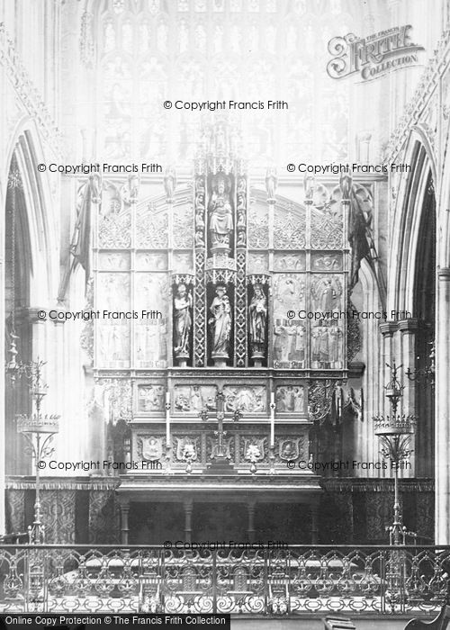 Photo of Manchester, The Cathedral, Reredos 1894