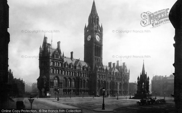Photo of Manchester, Town Hall c.1885