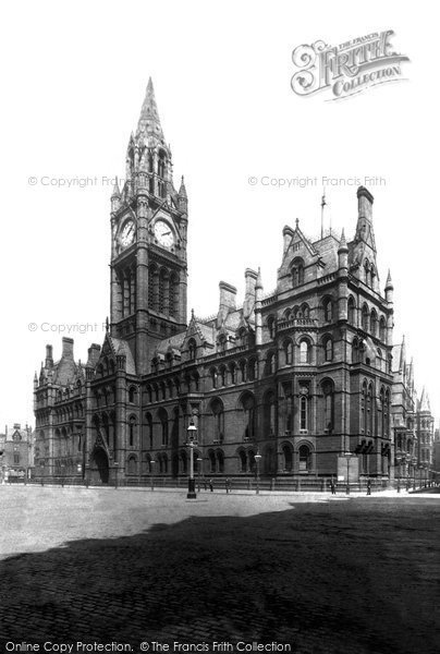 Photo of Manchester, Town Hall c.1885