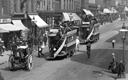 Traffic In Market Street c.1885, Manchester