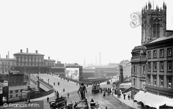 View From Victoria Hotel  1889, Manchester