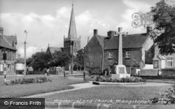 The Memorial And Church c.1950, Mangotsfield