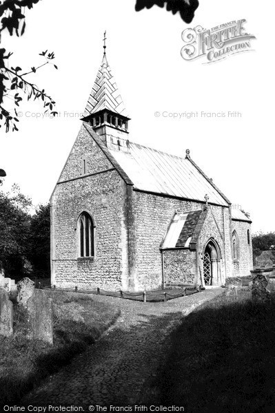 Photo of Manningford Bruce, St Peter's Church c.1955