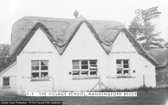 Photo of Manningford Bruce, The Village School c.1955