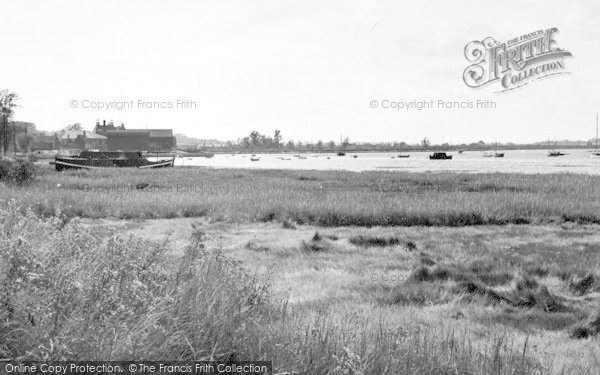 Photo of Manningtree, The River Stour c.1955
