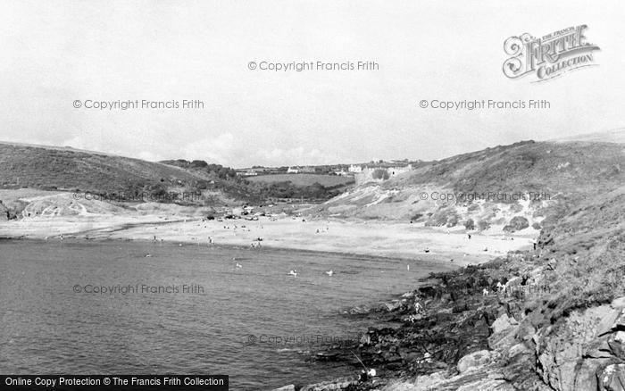 Photo of Manorbier, The Beach c.1960