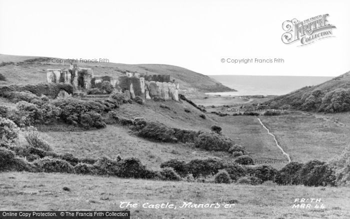 Photo of Manorbier, The Castle c.1955