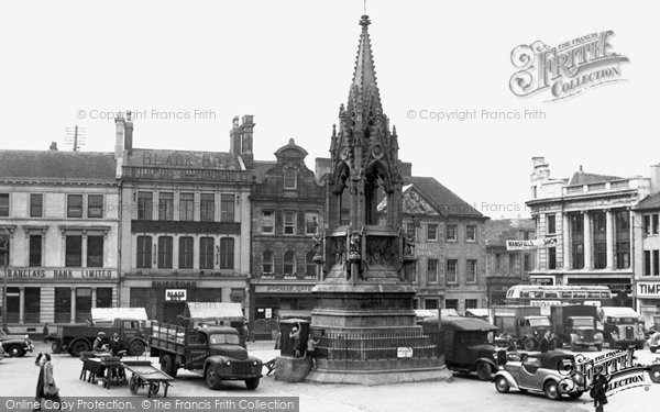 Photo of Mansfield, Market Place 1951