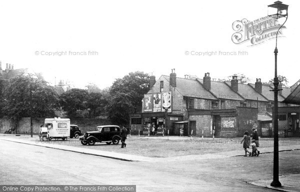 Photo of Mansfield Woodhouse, the Market Place c1955