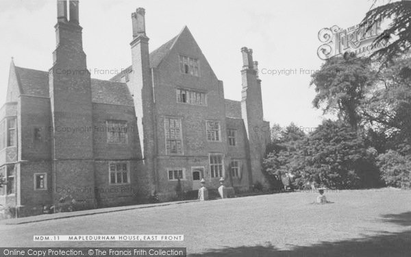 Photo of Mapledurham, Mapledurham House, East Front c.1955
