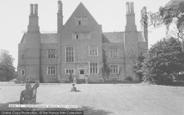 Photo of Mapledurham, Mapledurham House, East Front c.1955