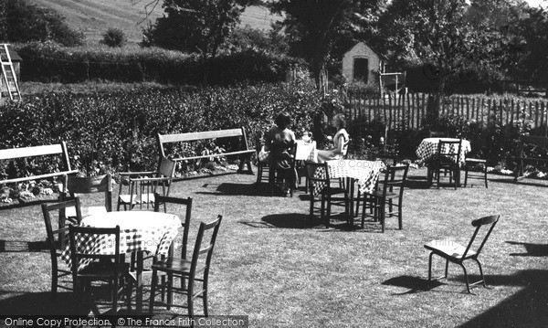 Photo of Mapleton, Okeover Hotel Tea Garden c.1955