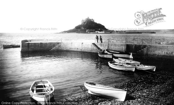 Photo of Marazion, St Michael's Mount And Harbour c.1960