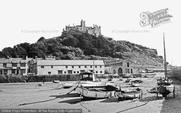Photo of Marazion, St Michael's Mount c.1960