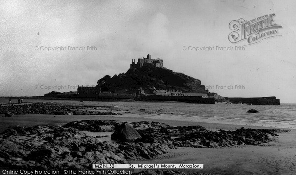 Photo of Marazion, St Michael's Mount c.1960