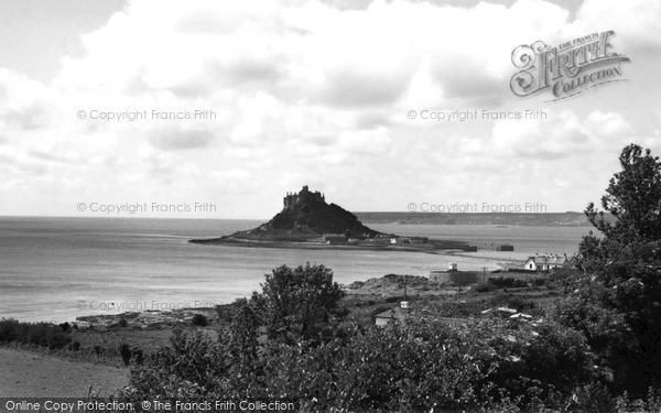 Photo of Marazion, St Michael's Mount c.1960