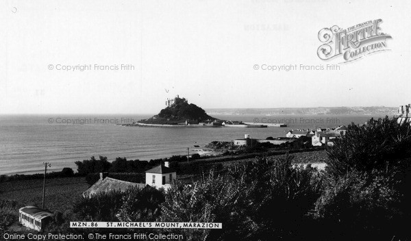 Photo of Marazion, St Michael's Mount c.1960
