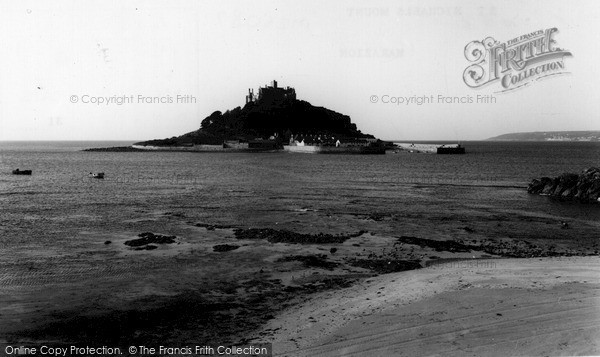 Photo of Marazion, St Michael's Mount c.1960