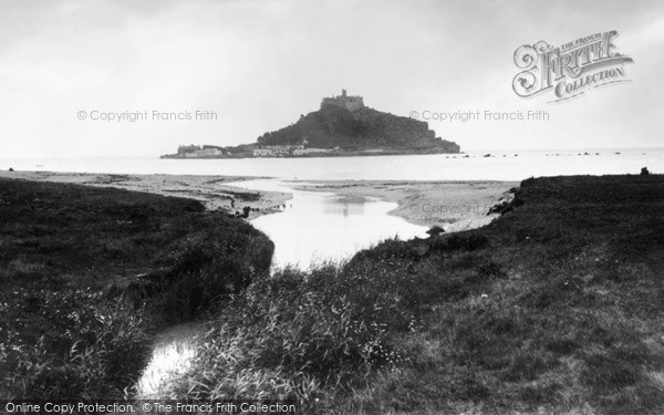 Photo of Marazion, St Michael's Mount From The Creek c.1960