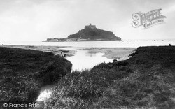 St Michael's Mount From The Creek c.1960, Marazion