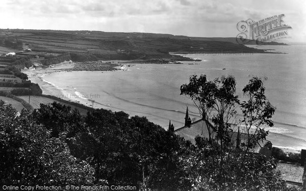 Photo of Marazion, The Coast Showing Cuddan Point 1928