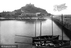 The Harbour And St Michael's Mount 1908, Marazion
