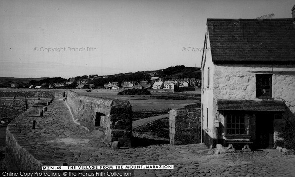 Photo of Marazion, The Village From The Mount c.1960