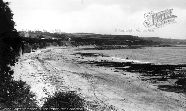 Photo of Marazion, Venten Cairne From The East Beach c.1960