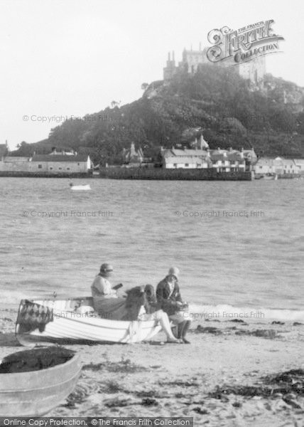 Photo of Marazion, Women On The Beach c.1935