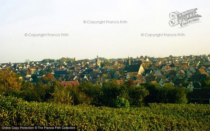 Photo of Marbach Am Neckar, From Hillside 1982