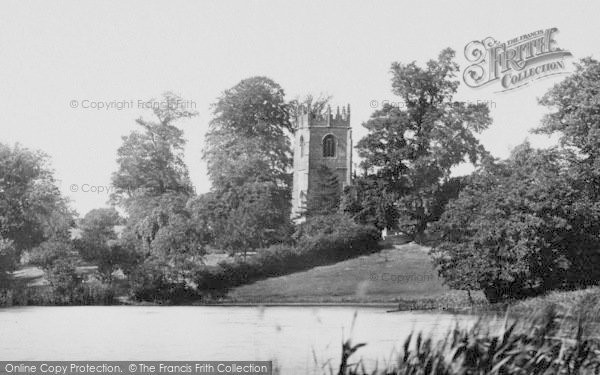 Photo of Marbury, Church From The Mere 1898