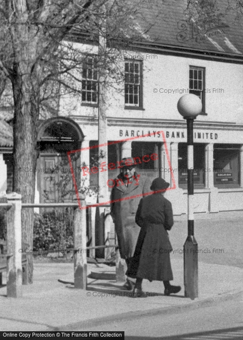 Photo of March, Broad Street, By The Belisha Beacon  c.1955