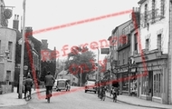 Commuters On High Street c.1955, March