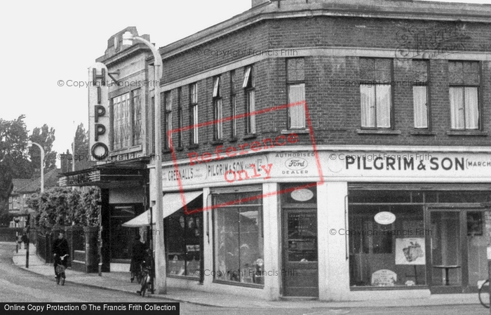 Photo of March, Dartford Road, Garage And Cinema c.1955