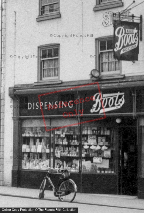 Photo of March, High Street, Chemist c.1955