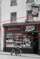 High Street, Chemist c.1955, March