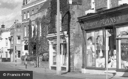 High Street Draper c.1960, March