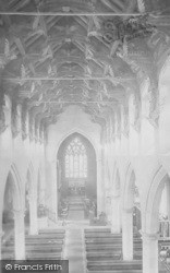 St Wendreda's Church Interior 1929, March